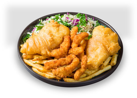 Calamari & Battered Fish