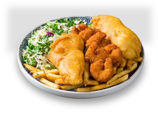 Shrimp & Battered Fish